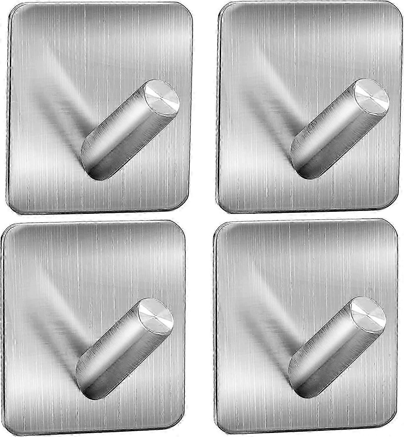 4 Pack Self Adhesive Hooks Door Hooks