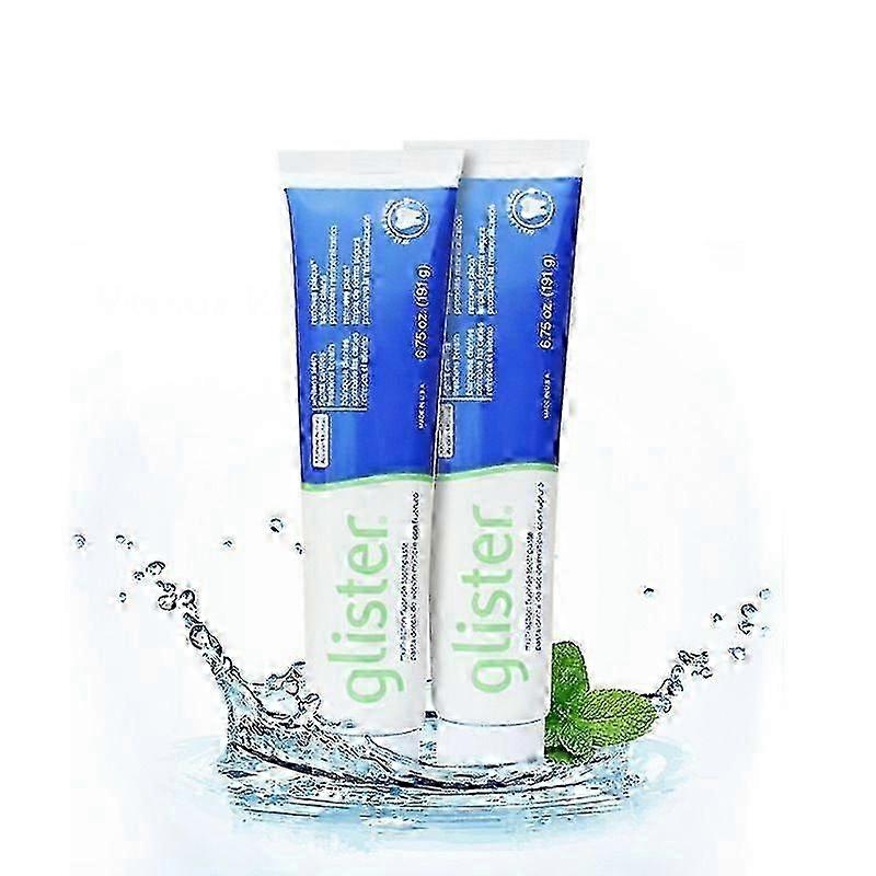 2pcs Amway GLISTER multi-action fluoride toothpaste 200g New Box@d2