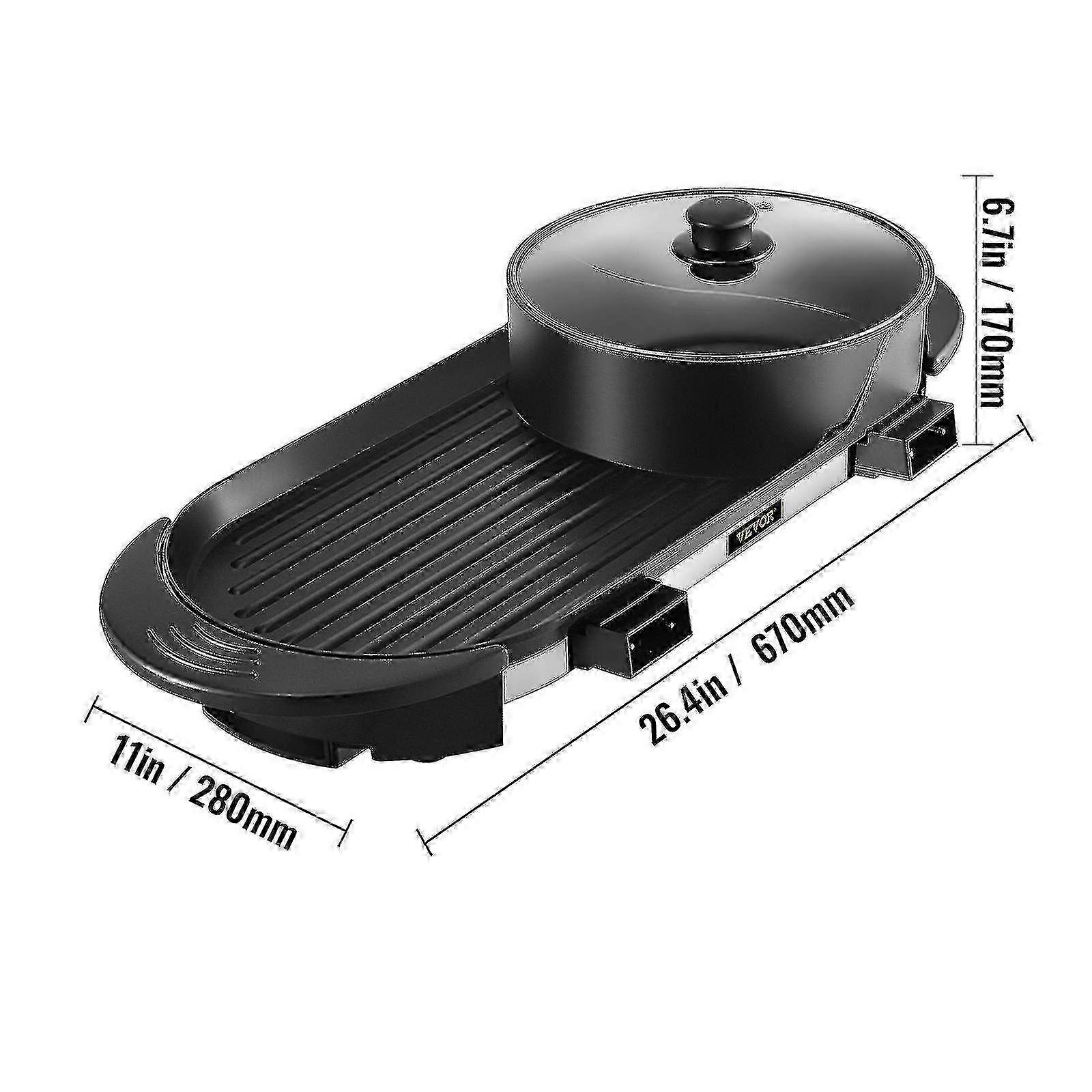 Electric Bbq Pan Grill Hot Pot-Good