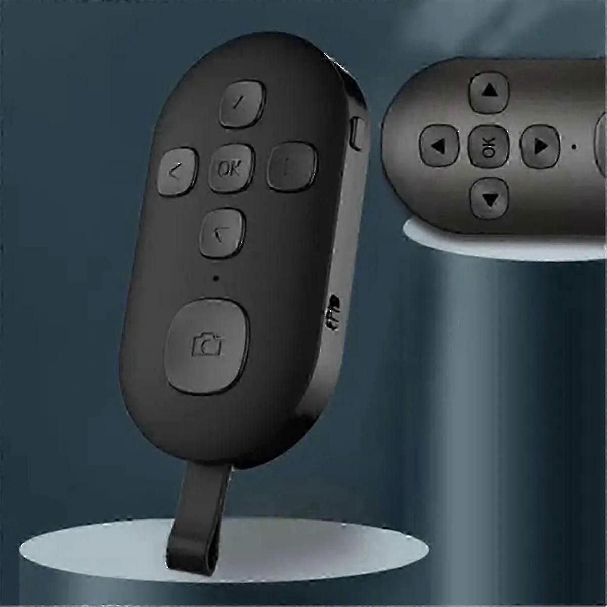 Bluetooth5.0 Mobile Phone Remote Control Button compatible with Mobile Phone Selfie Shutter E-Book Page Turning