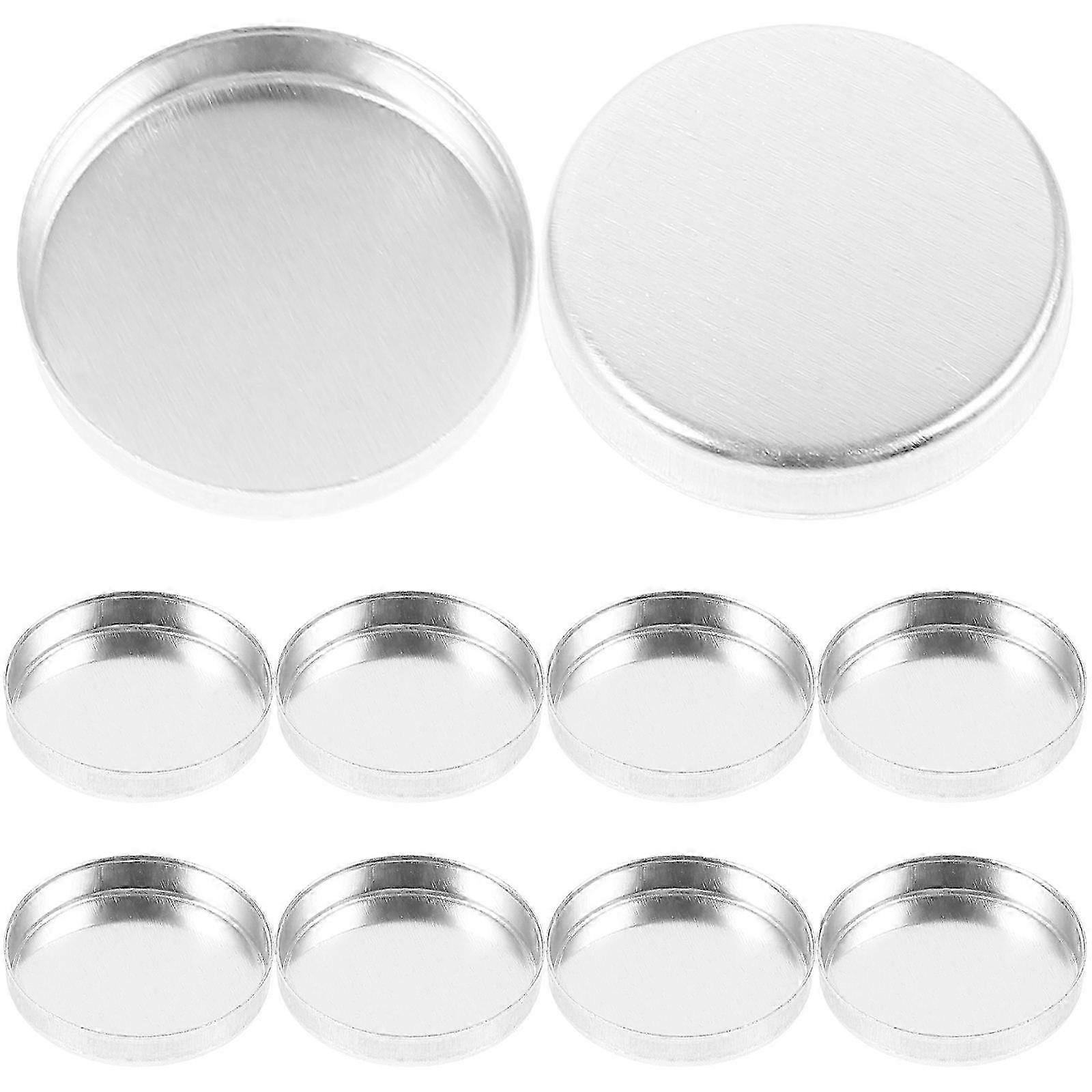 10pcs Small Eyeshadow Pans Empty Eyeshadow Case Eyeshadow Tray for Makeup