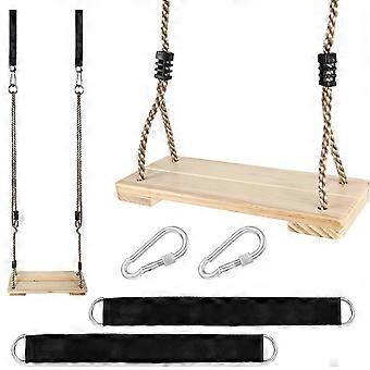 Natural Wood Swing Seat For All Ages