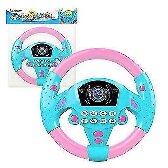 Rotating Steering Wheel Toy With Suction Base Lights