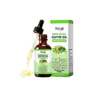 2 flaconi di olio essenziale idratante al caffè, delicato per la cura della pelle del viso.