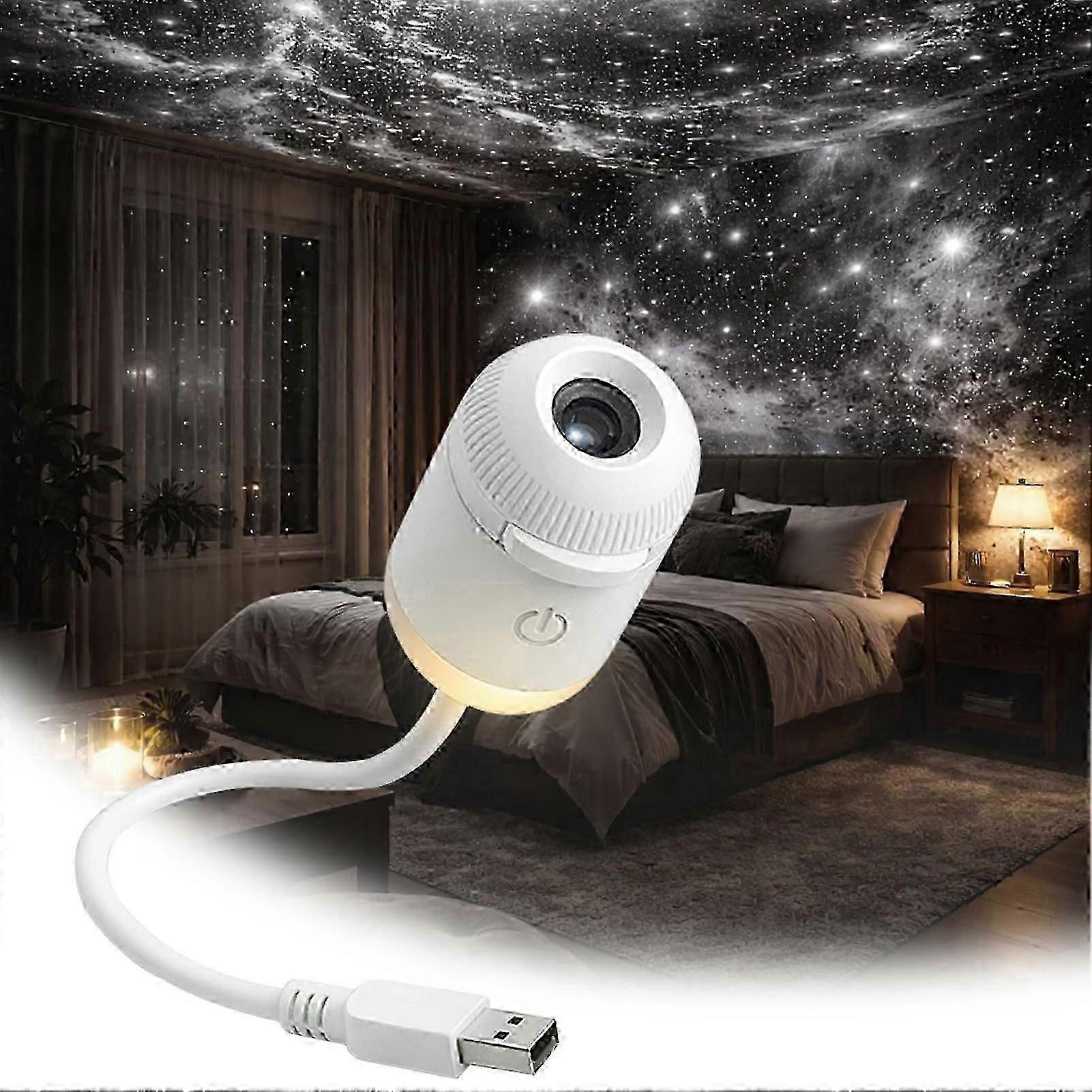 2-in-1 Star Projector Night Light