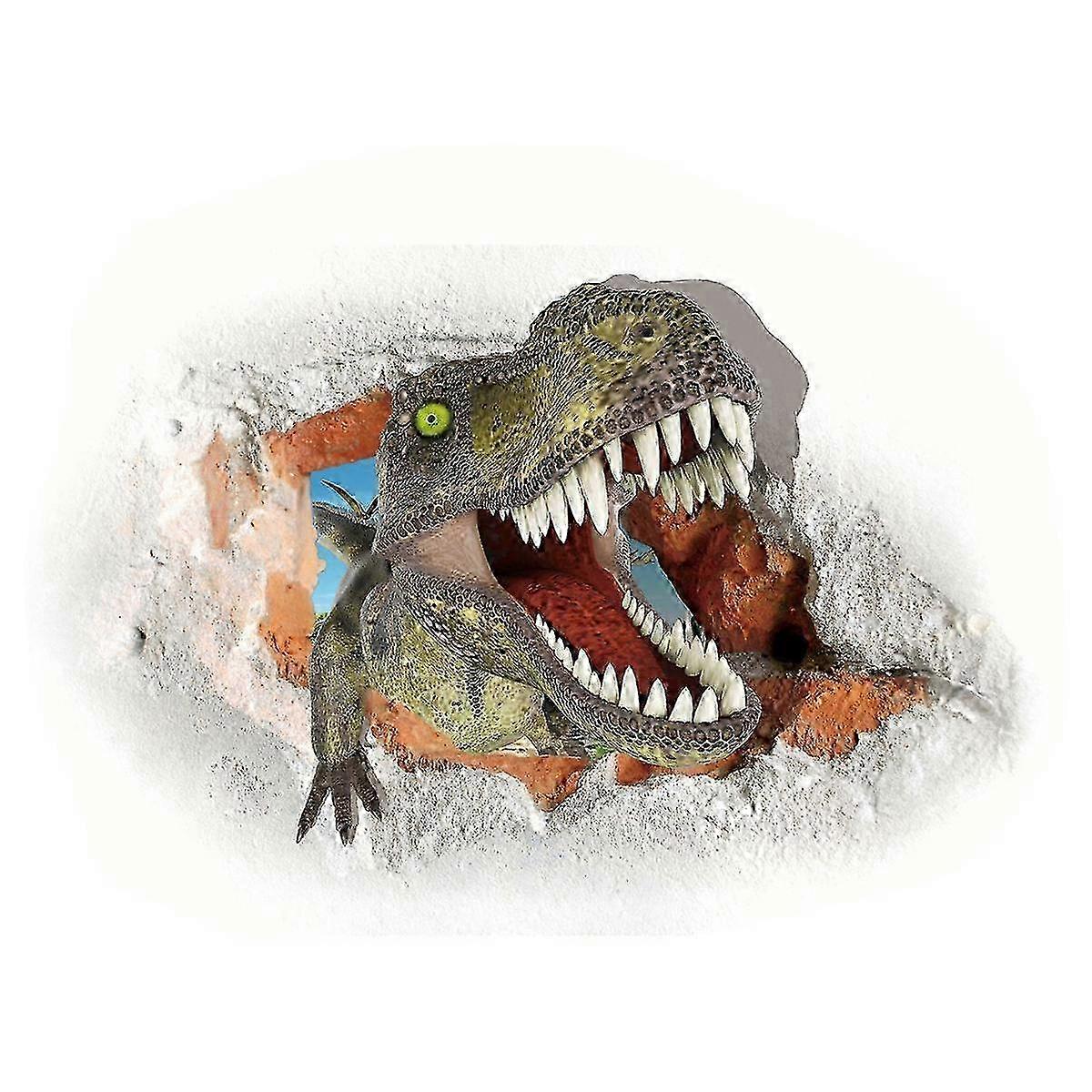 3D Exploding Dinosaur Wall Sticker