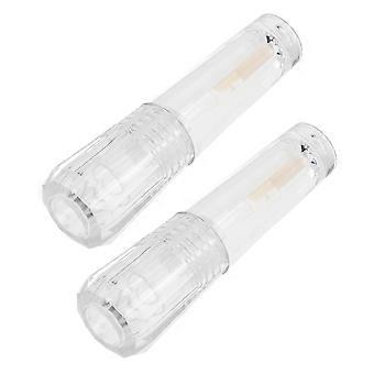 Lip Gloss Tube Transparent Container for Travel Makeup 2Pcs Leak-Proof Bottles