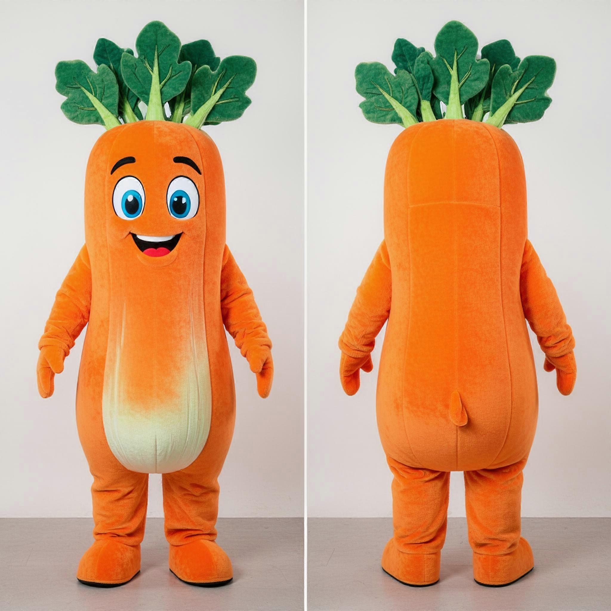 MASTICOT Velvety Orange Leafy Celery Mascot