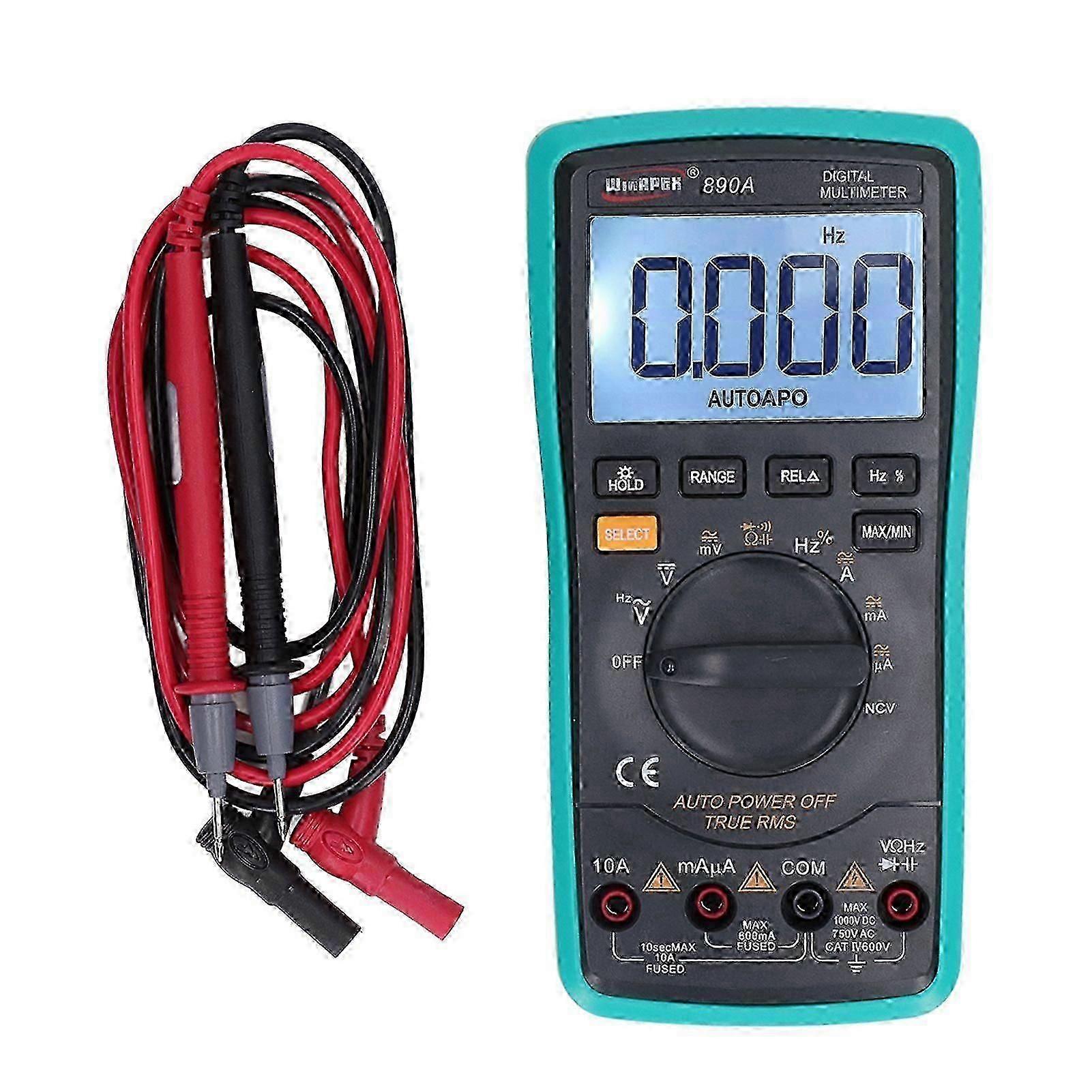 hard Multimeter Digital Display Electrical Voltmeter Tester Ammeter Tool compatible with Measurement intelligence