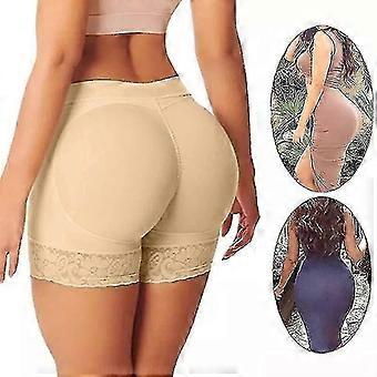 Women Butt Lifter High Waist Padded Hip Enhancer Underwear Seamless Lace Body Shaper Firm Control Boyshorts-SSZFV