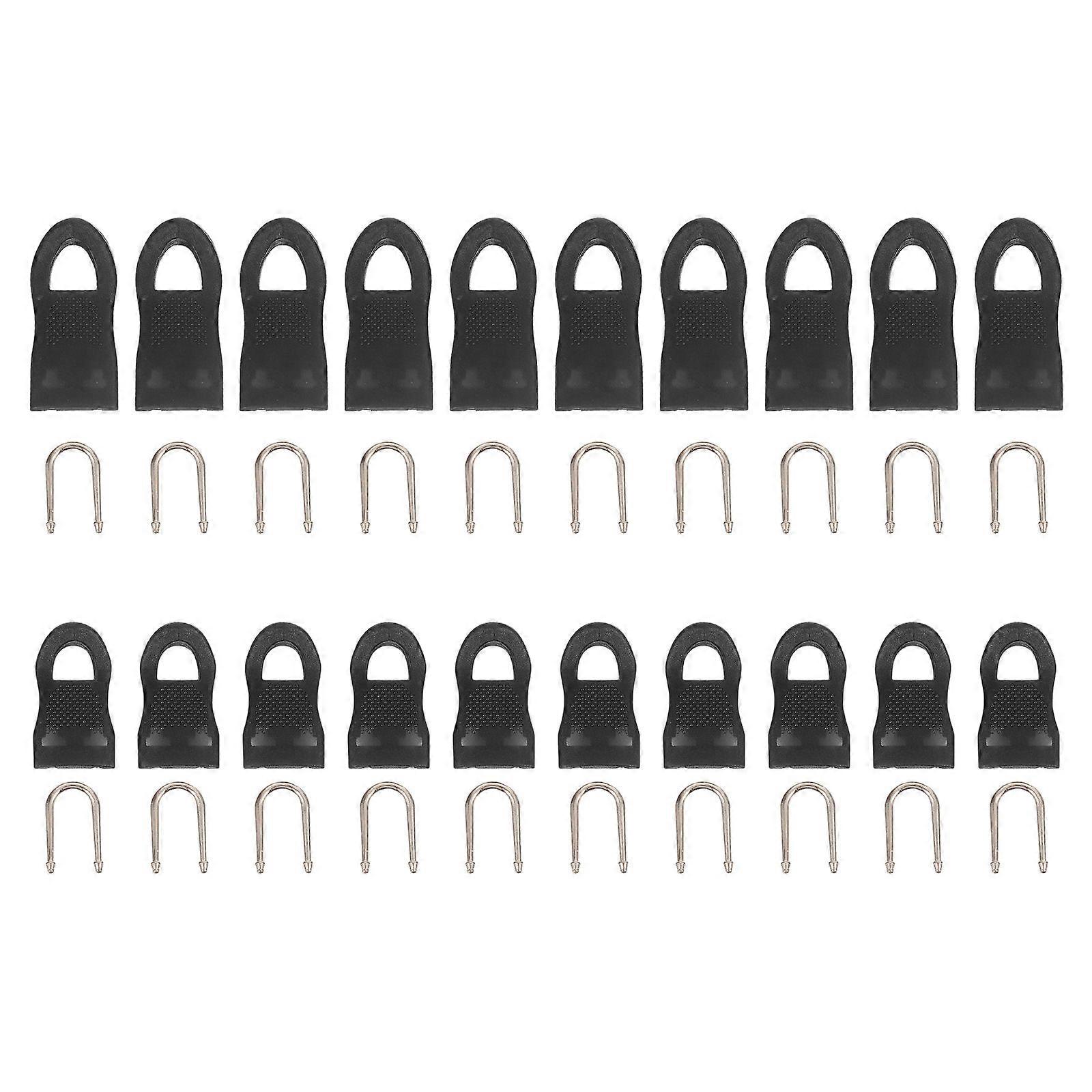 Replacement Zipper Pulls Clothing Accessory for Convenient Repair 60Pcs