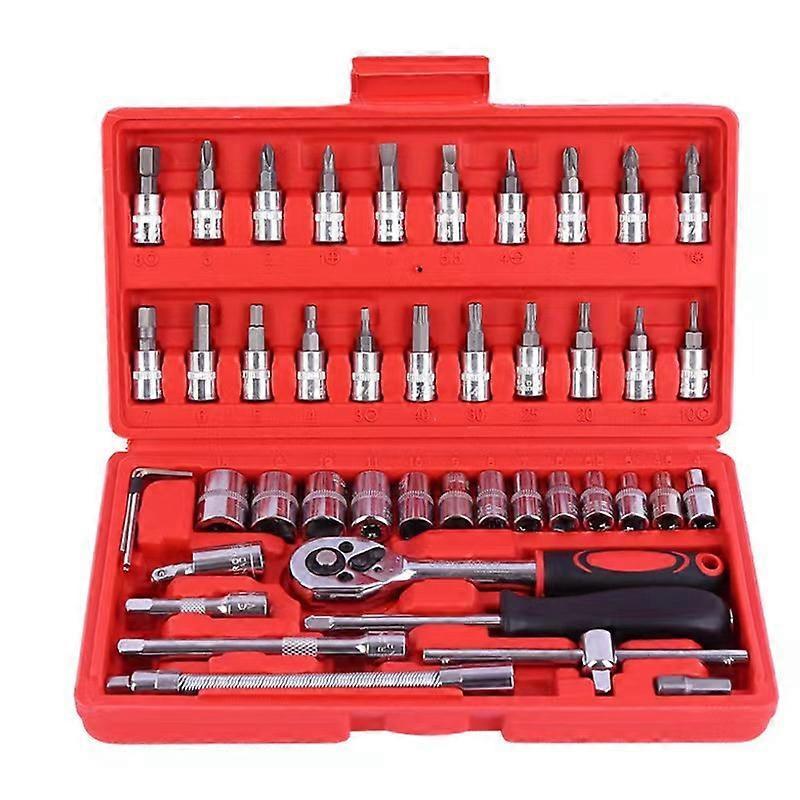 46-Pc Professional Grade Socket Set