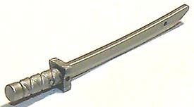 LEGO Accessory Flat Silver Weapon Sword, Shamshir/Katana
