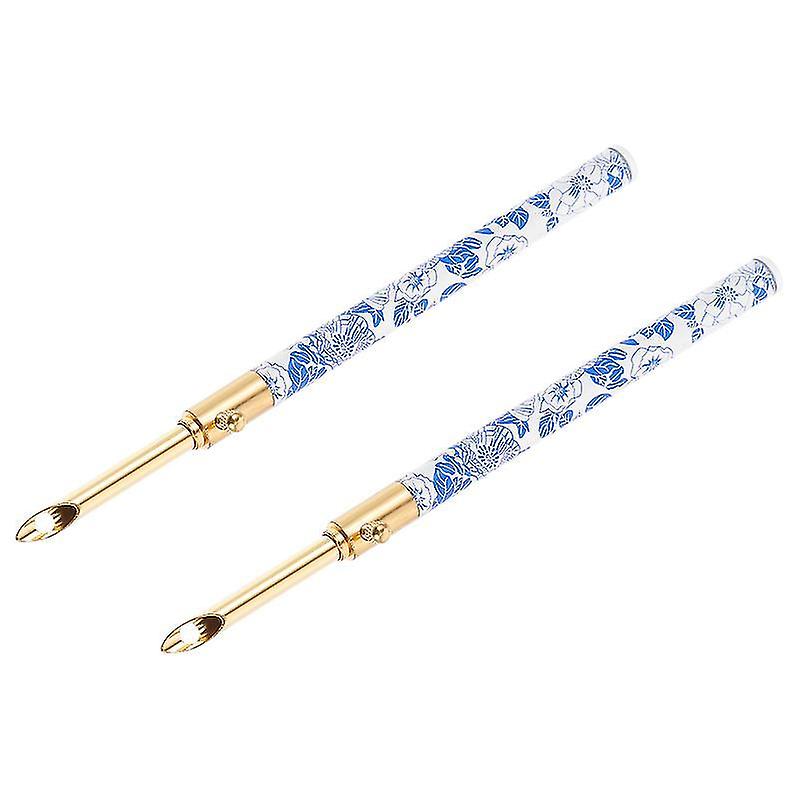 14.2X0.8x0.8cm Blue Thread, Yarn & Bobbin Winders 2pcs Sewing Embroidery Stitching Punch Needle Punc
