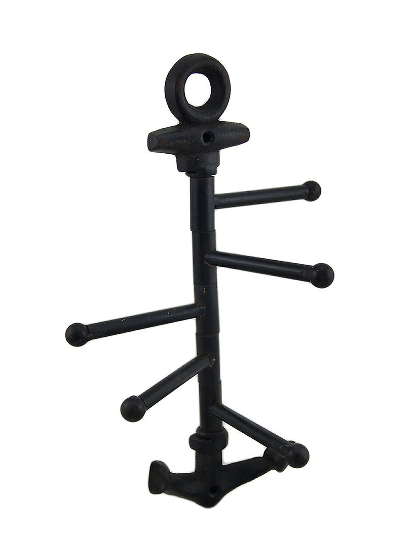 Cast Iron Nautical Anchor Pivoting Wall Hook