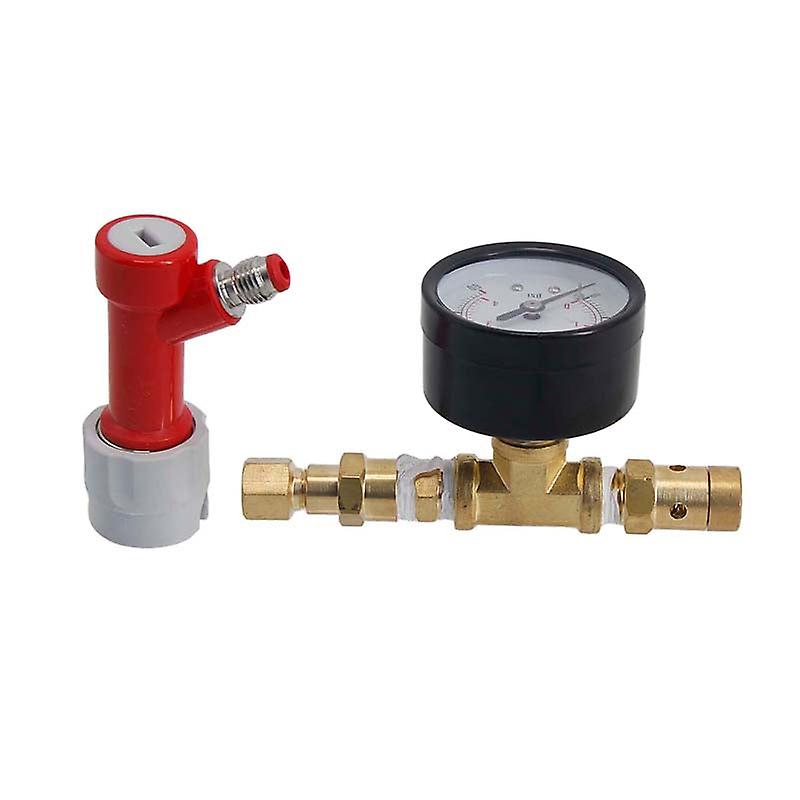 Pin Lock Spunding Valve With Gauge Adjustable Pressure Relief Valve Assembly With Gauge Beer Brewing Equipment