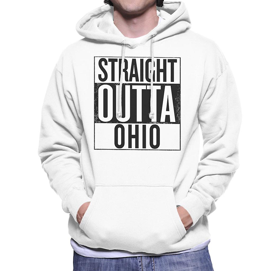 Černý text přímo z Ohia americké státy muži ' s kápí