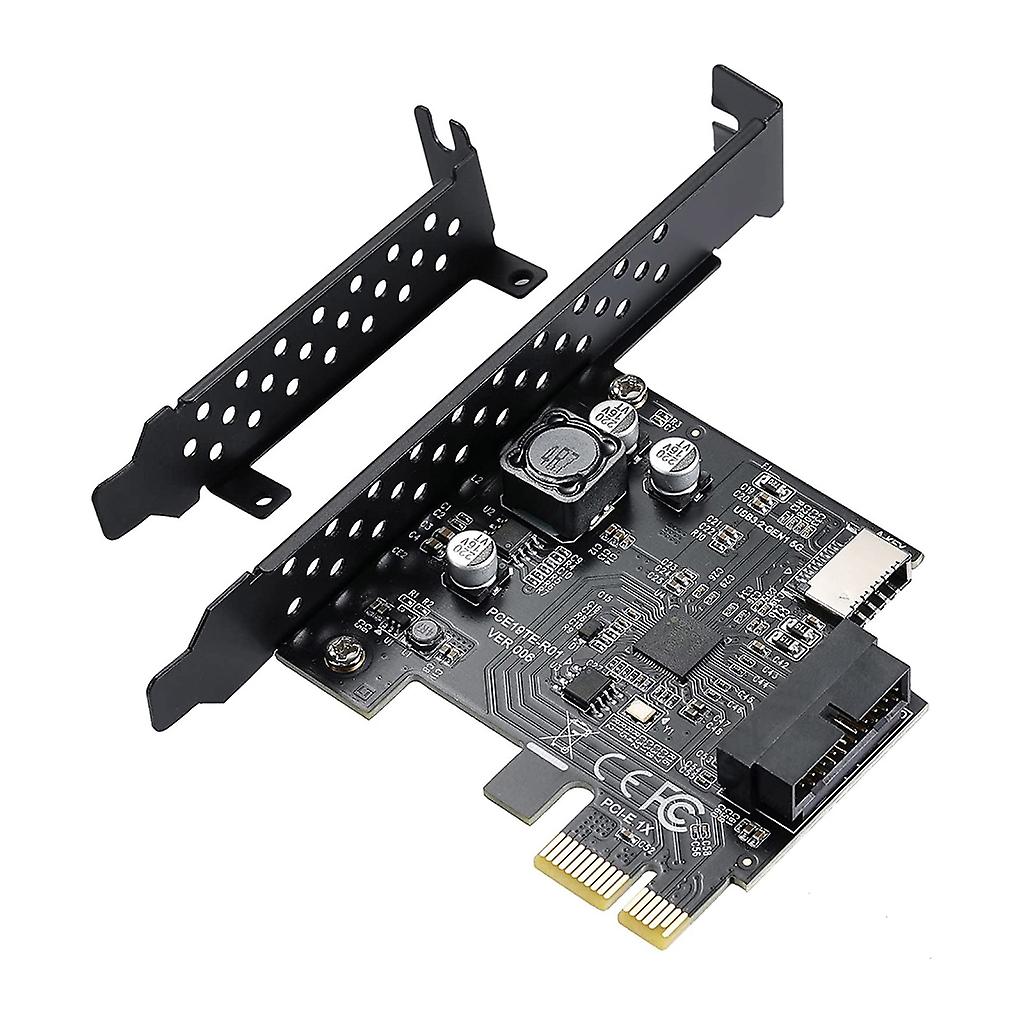 Carte d'extension PCIE 1X vers USB 3.2, carte PCI-Express USB 3.2 GEN1 Super Speed 5 Go