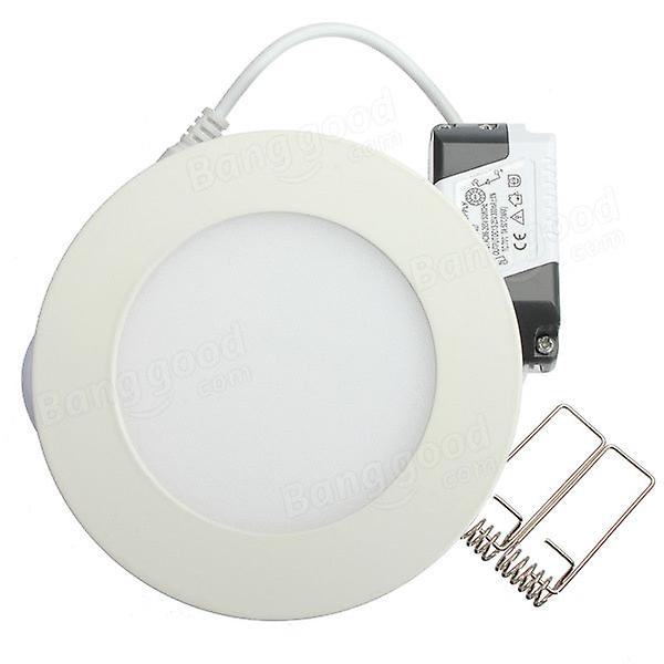 6W Ultra Thin Round Led Ceiling Panel Down Light, 85-265v