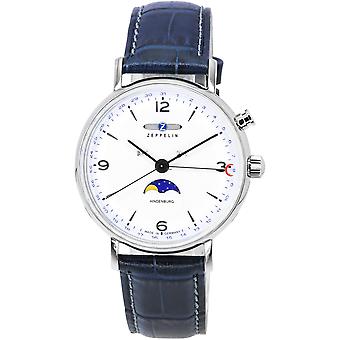Zeppelin lz129 hindenburg Analog Men's Watch Quartz with Cowhide Bracelet 8076-1
