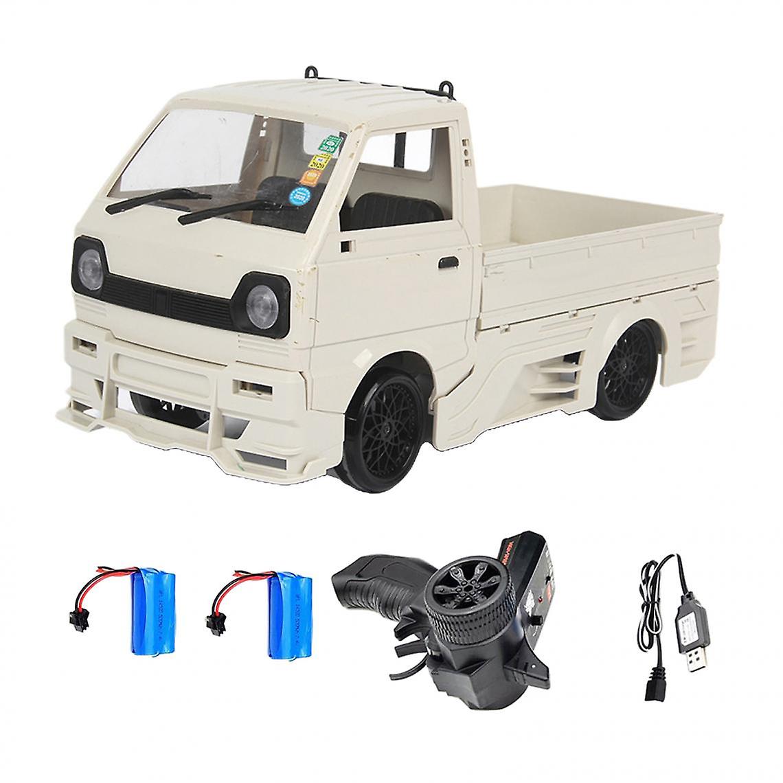 WPL D12 1:10 2WD Rcカードリフトクライミングトラッククローラーイエロー2バッテリー