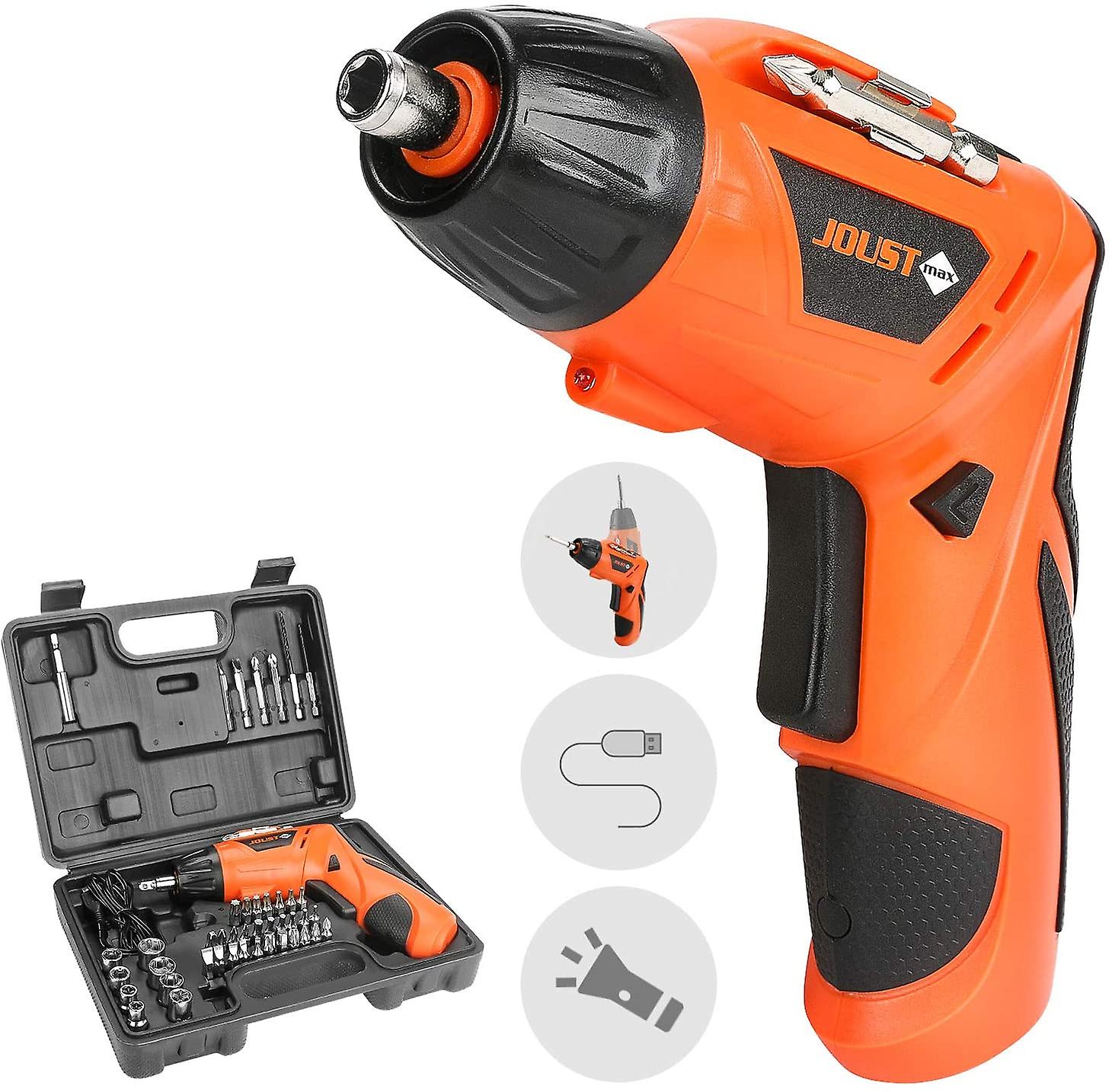 Smart Cordless Rechargeable Screw Driver | 45 Pcs Set