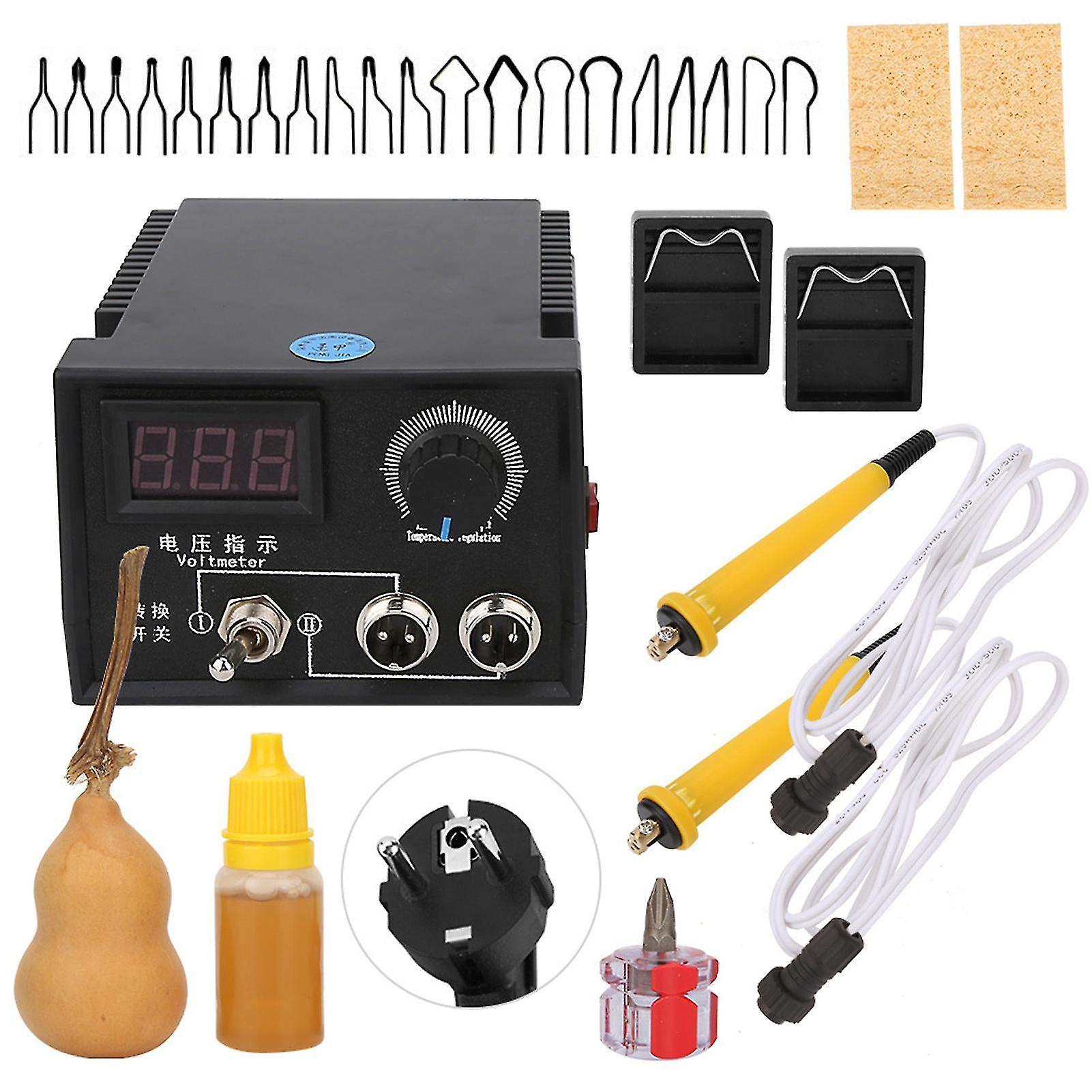 Lh40sf802 Digital Display Dual Interface Pyrography Machine Heating Solder Wooden Craft Tool