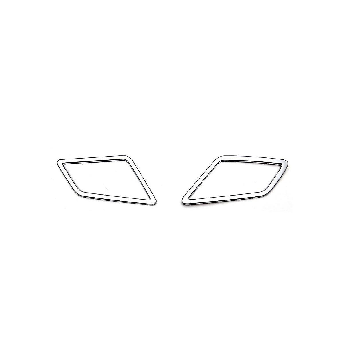 Car Silver Dashboard Side Upper Housing Outlet Frame Cover For 2022 2023