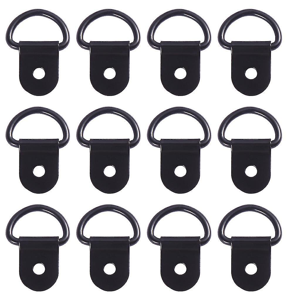 24pcs Frame Hooks Strong Novel Durable Sturdy D Rings Hanging Hook Photo Frame Holder Wall Bracket H