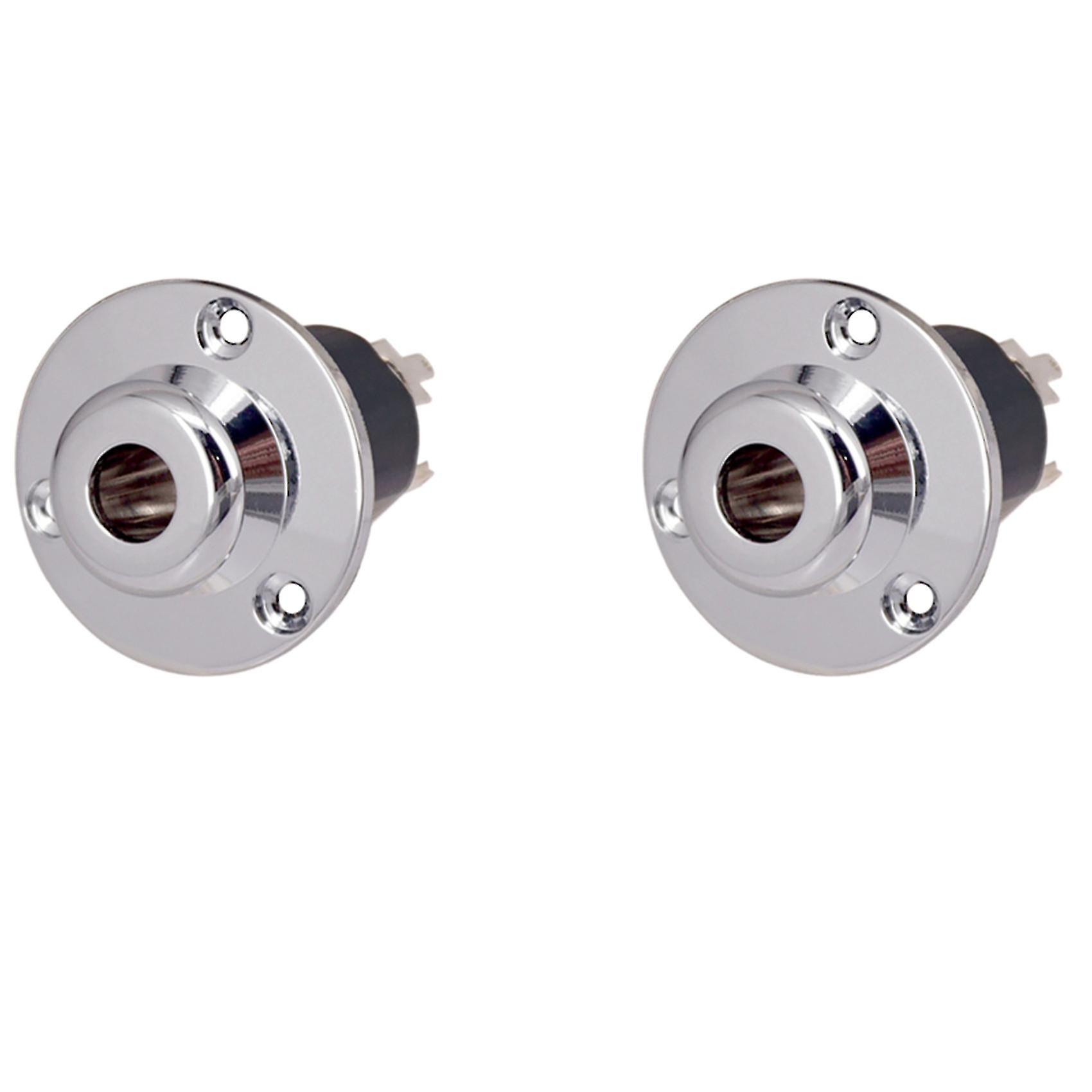 Guitar Equalizer Eq Preamp Socket 6.35mm Guitar Accessories Silver