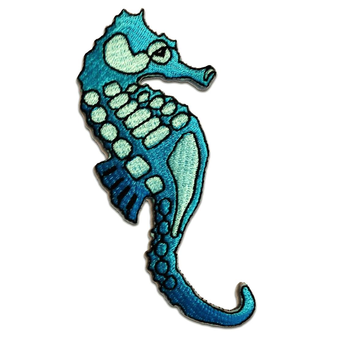 Patch - Seahorse Seahorse - blue - 4.5 x 10.4 cm - patches