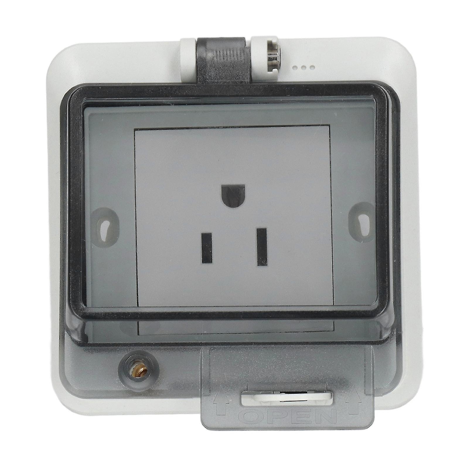 IP66 Waterproof US Standard Socket Sturdy No Deformation Electrical Socket 127V 15A