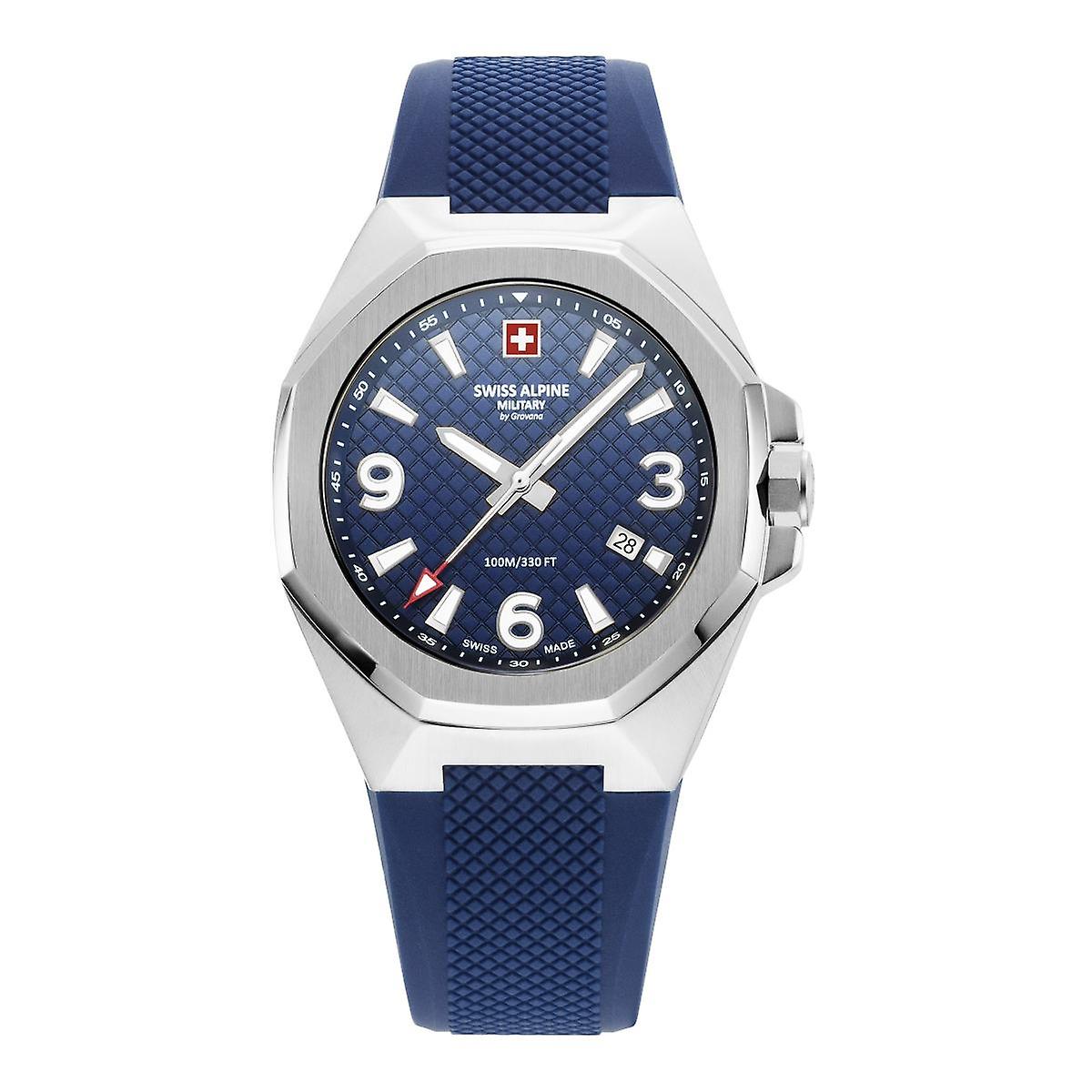 Swiss Alpine Military Men's Watch Analog Quartz 7005.1835SAM Silicone