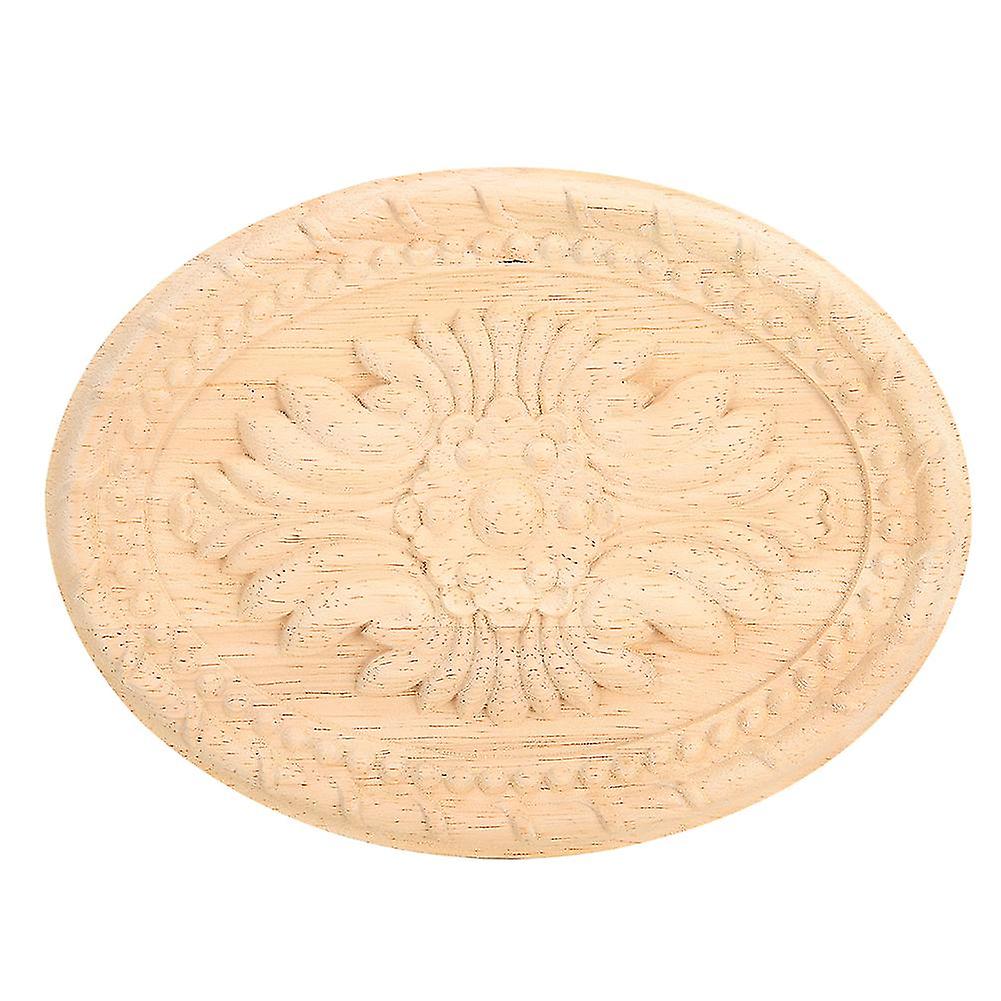 trä, snidade, onlay, oval, hem, möbler, inredning