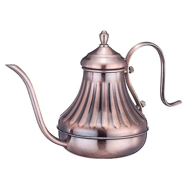 Coffee Servers Tea Pots Royal Fine Mouth Gooseneck Coffee Bronze 304 Stainless Steel Diy Coffe Maker Teapot Coffee Pots