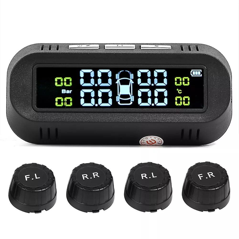 C68 Tire Pressure Monitoring System Ronda Automotive Solar Wireless Tpms Tire Pressure Tire Temperature Alarm External