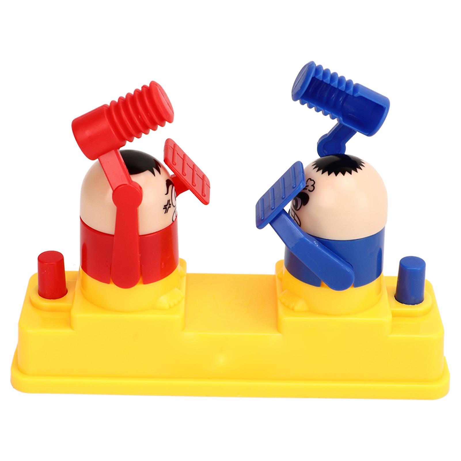 Interactive Two-Player Battle Game Toy Hand-Press Fighting Mini Desktop Action Game Durable Plastic Fun Interactive Play for Kids and Adult