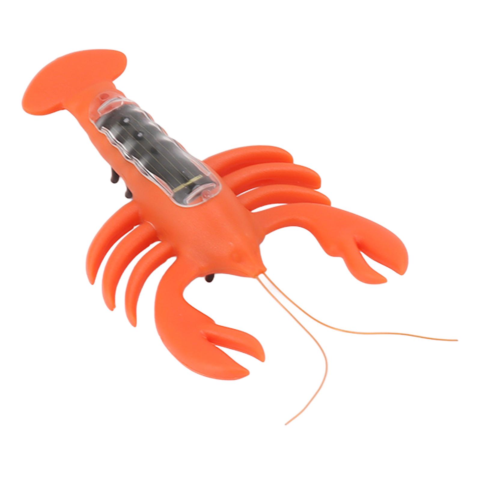 Solar Power Lobster Toy Automatic Crawling High Simulation Educational Science Toy for Children Interactive Learning Fun