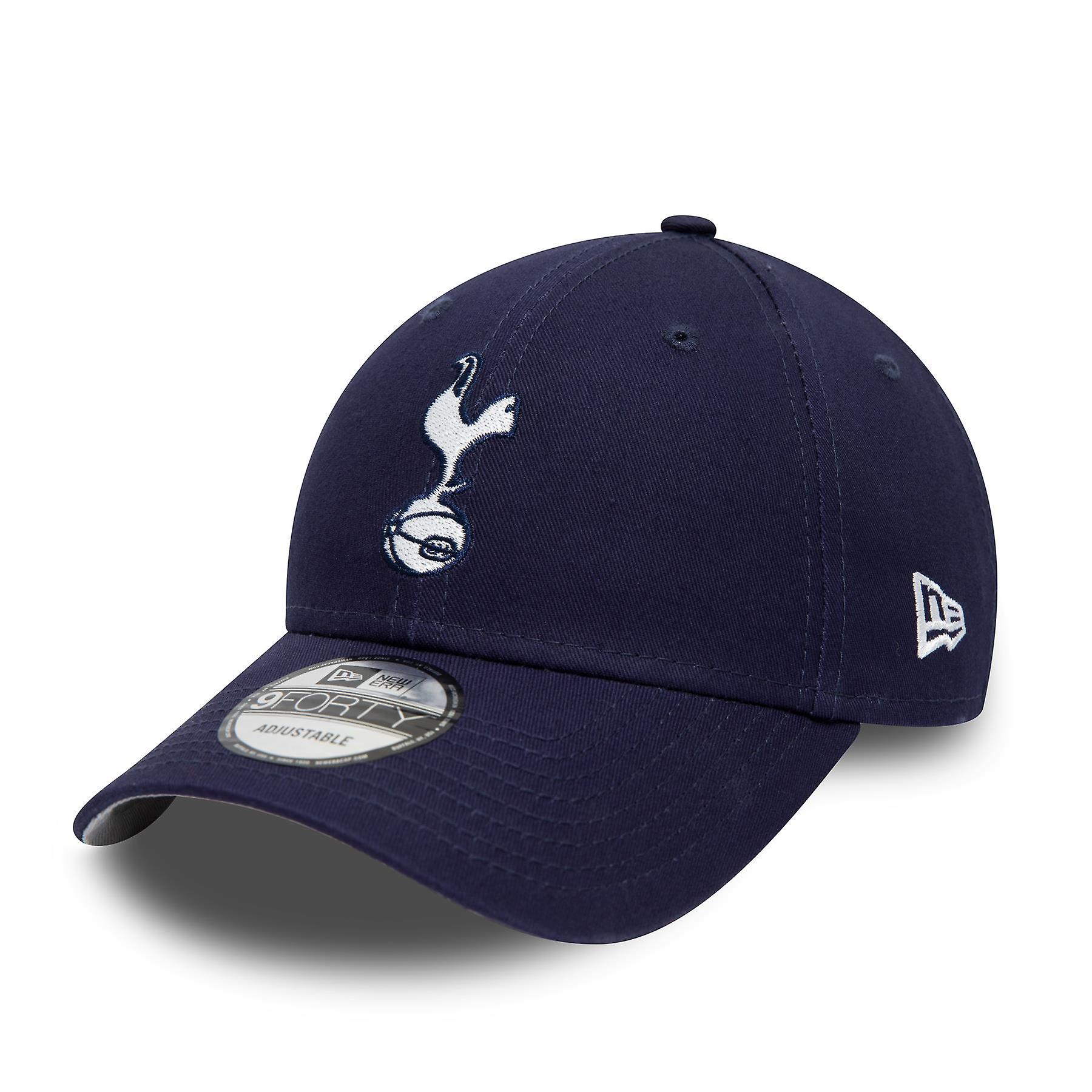 New Era Mens 9Forty Adjustable Curve Brim OSFA Cap ~ Tottenham Hotspur Spurs F.C.