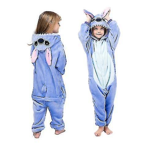 Children Winter Stich Pajamas Sleepwear Unicorn Onesies Boys Girls