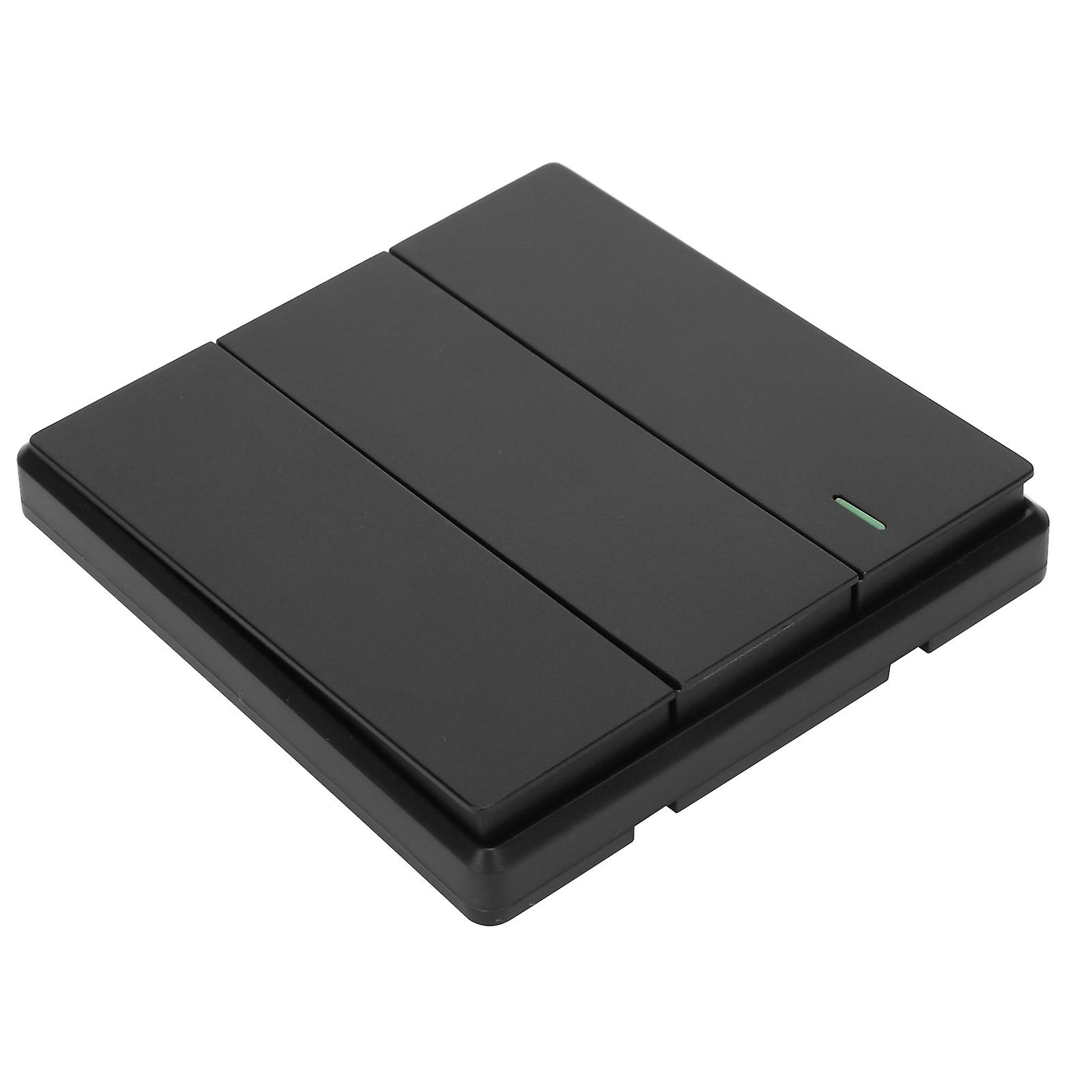 Corridor Switch 3 Gang Wireless Remote Control Wall Switch for LED Light Controlling