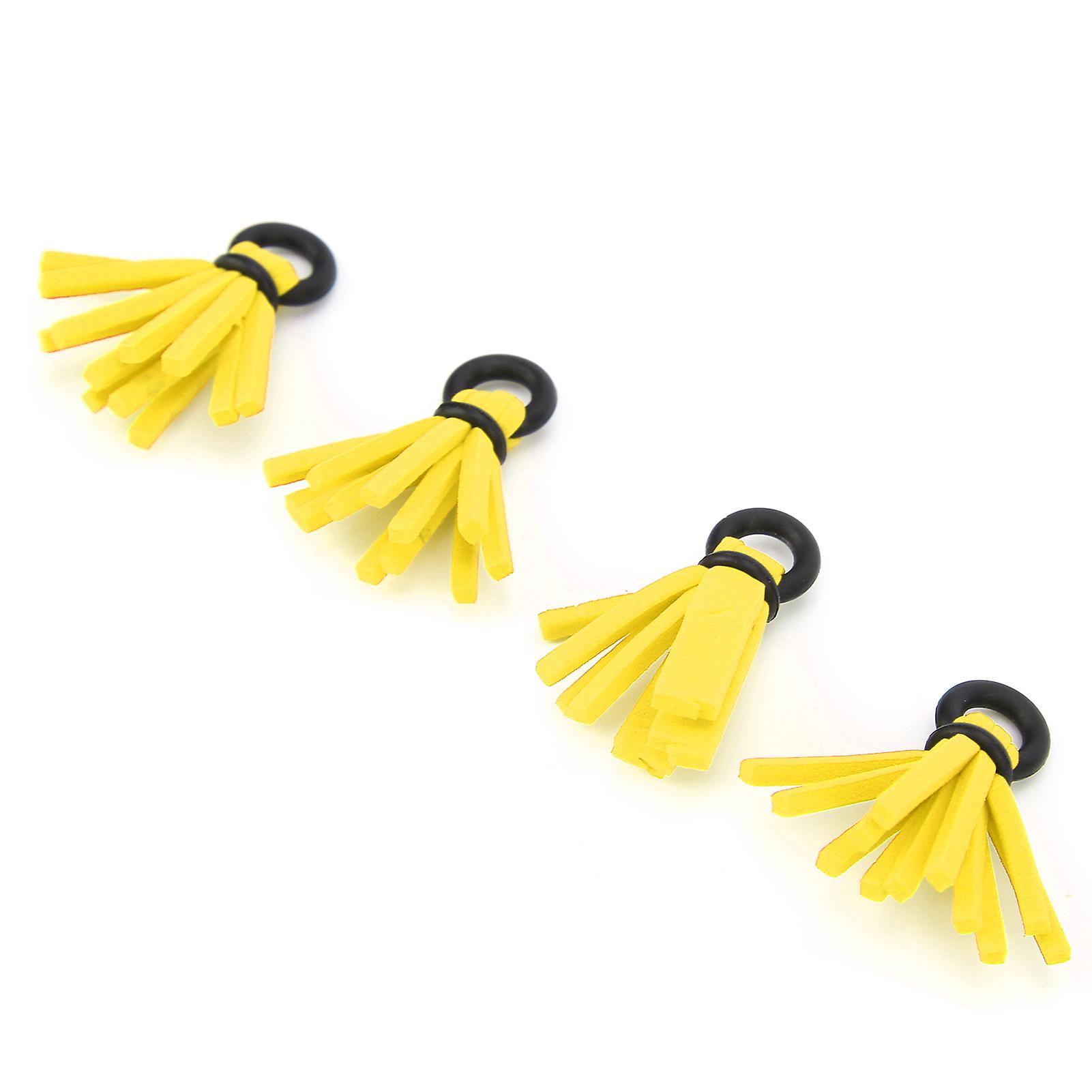 4pcs Fly Fishing Float Foam Float Indicatorss Drift Hook Positioning Floats BobbersYellow