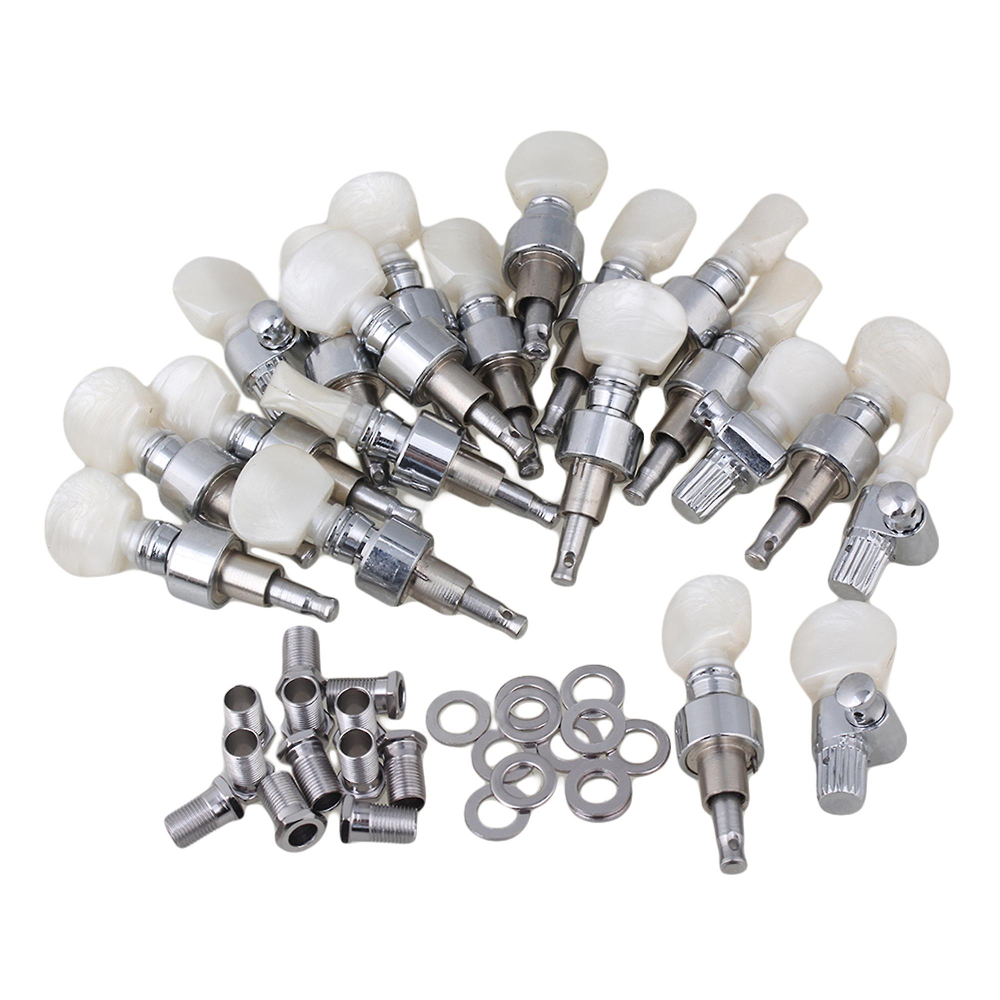 Guitar Tuning Pegs Tuners Machine Heads with Pearled buttons Pack of 50