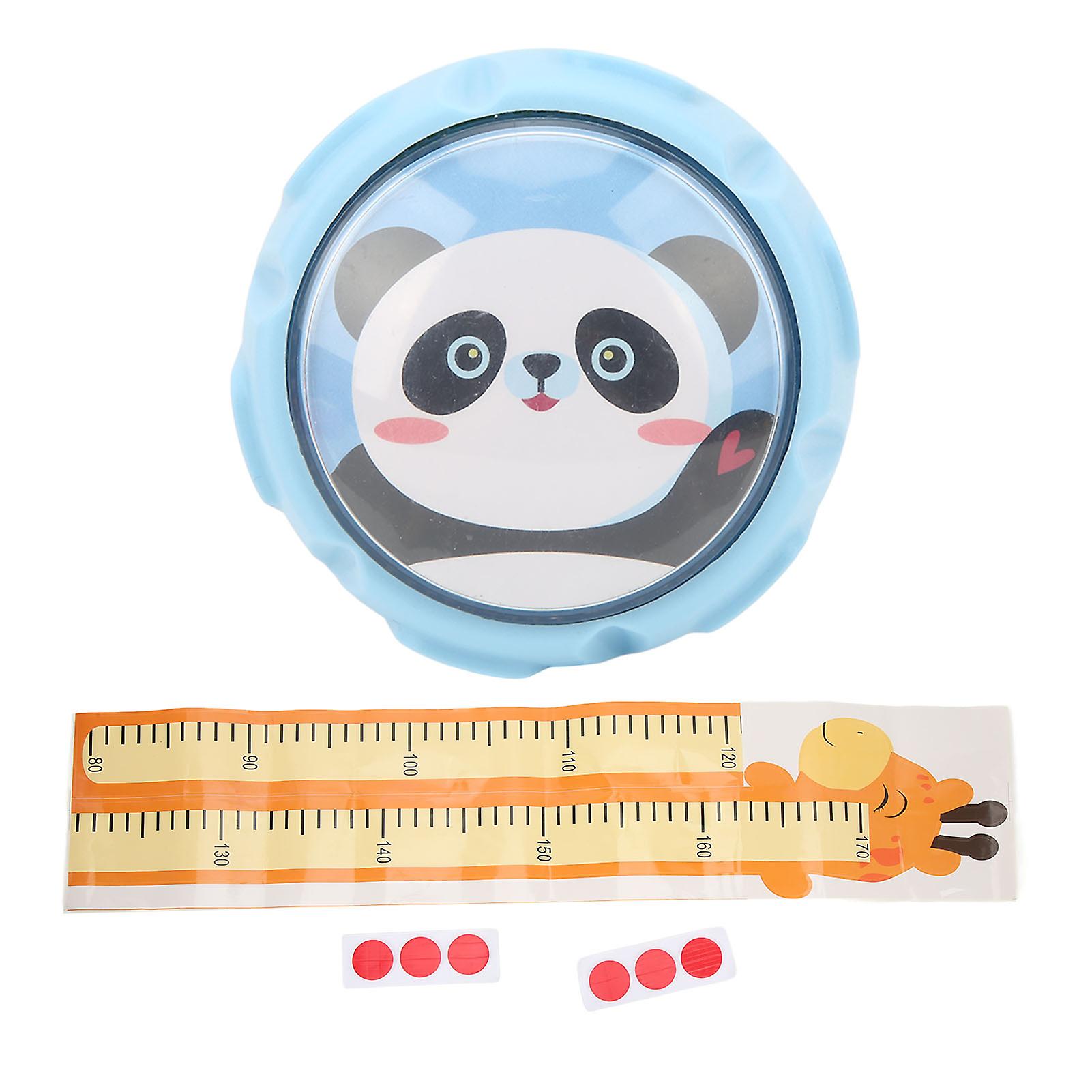 Touch Sensitive Height Jump Counter with Voice Broadcast, ABS Self-Adhesive Height Training Device for Home School Panda