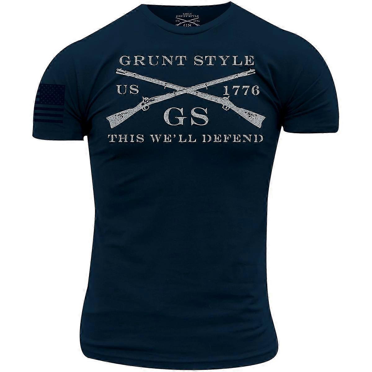 Grunt Style Logo Basic T-Shirt - Midnight Navy