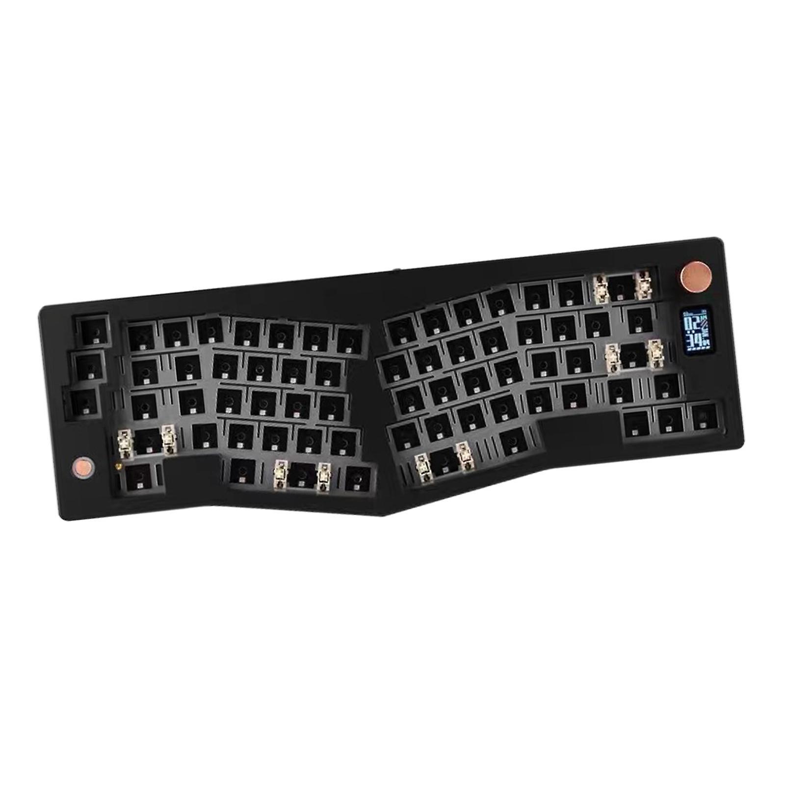 Mechanical Keyboard DIY Kit for PC Computer Laptop 3/5 Pin Switch Hot Swappable Tri Mode Gasket Structure Gaming Keyboard RGB