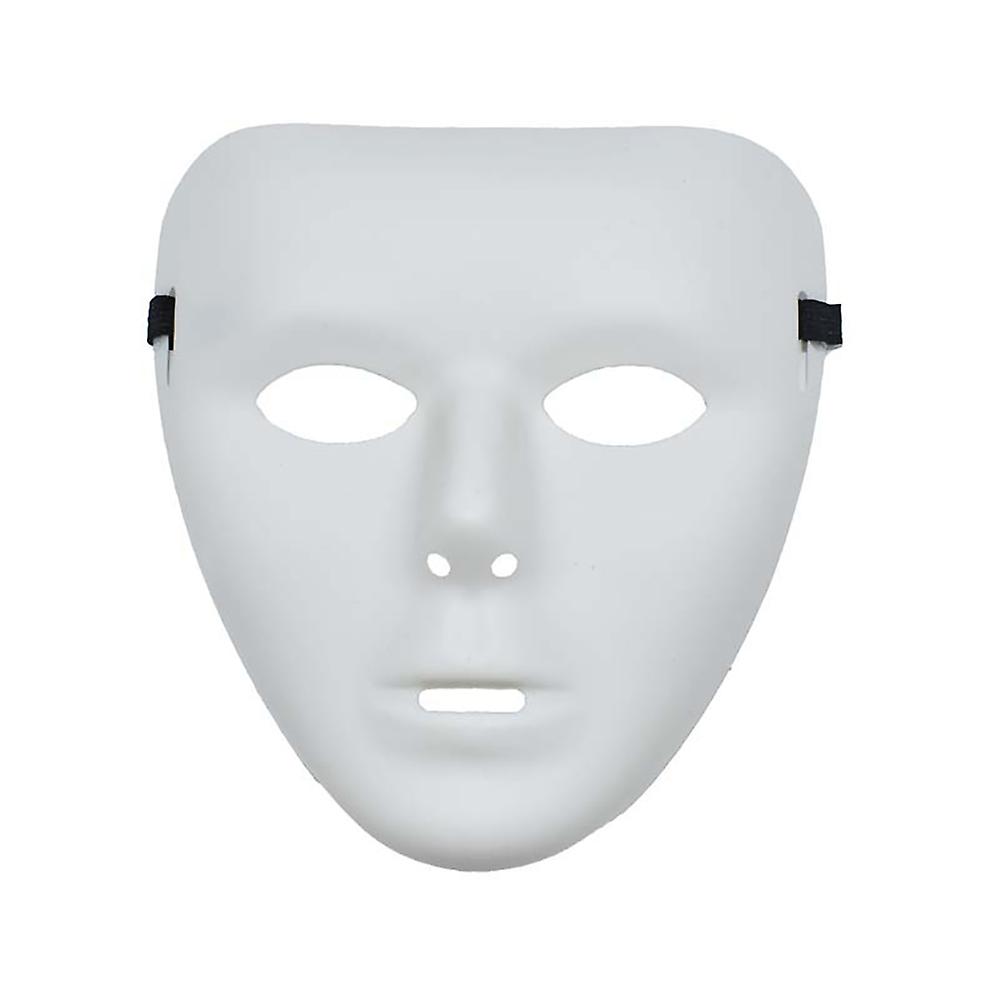 Horror Face Mask Anonymous Theater Mask Halloween Dance Performances Masquerade Props for Adults Halloween Mask