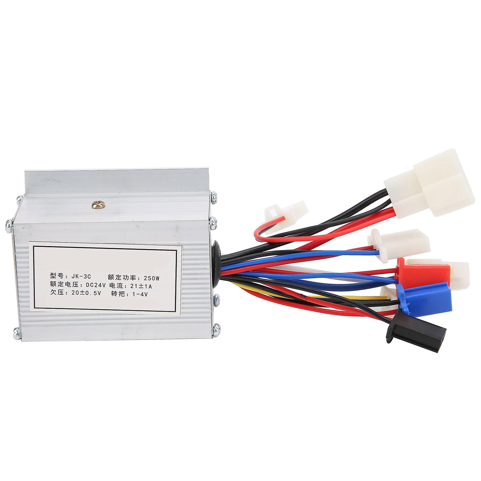 24V 250W Brushed Motor Controller Box for Electric Scooter E-Bike Tricycle Accessory
