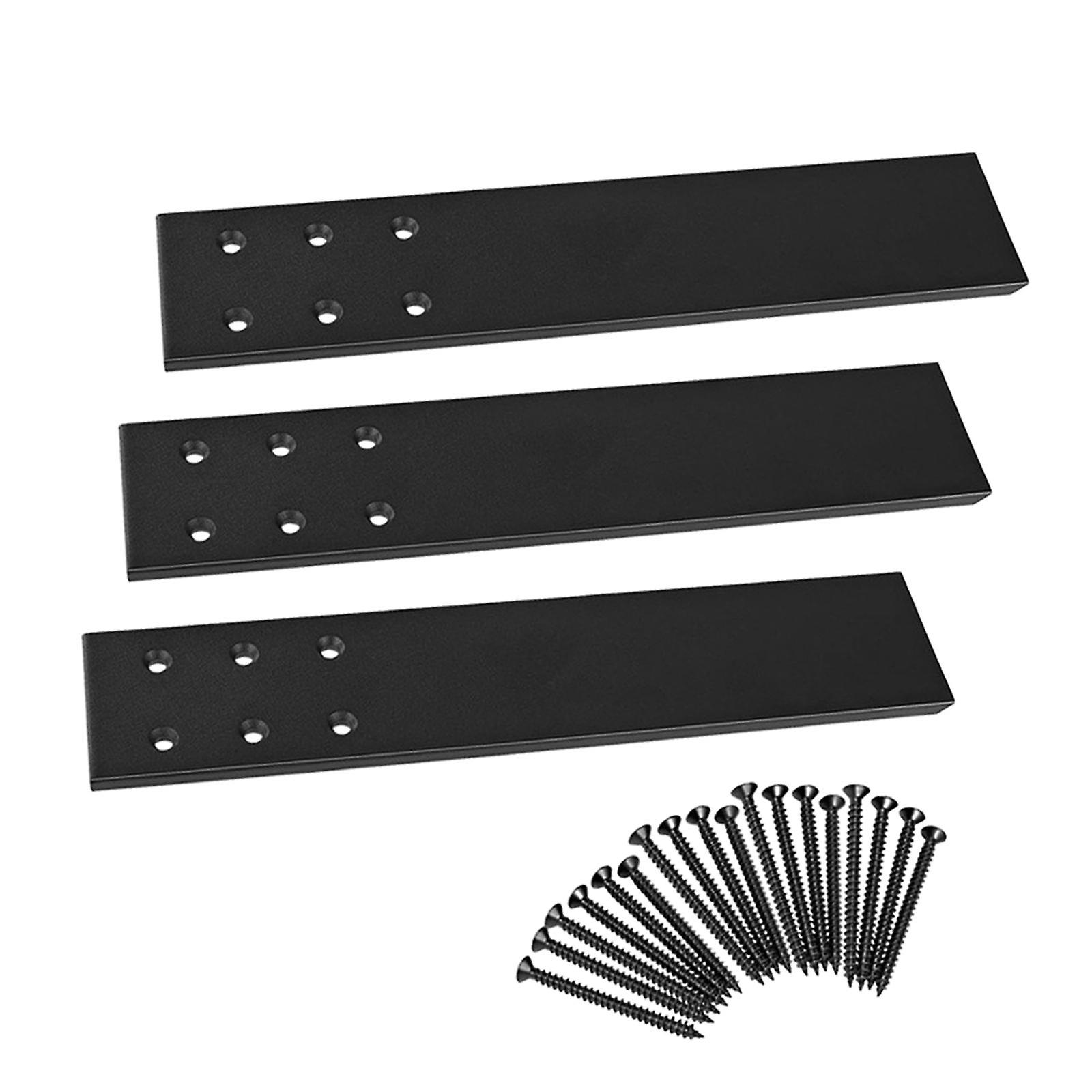 3 Pcs Supports De Support De Comptoir Supports Cachés Multifonctionnel Flottant Étagère Supports Supports En Métal pour Magasin, Salon