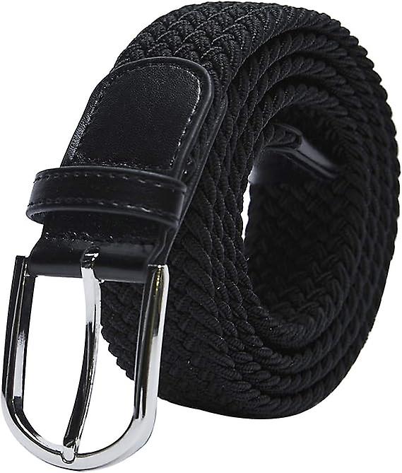 Unisex elastic braided elastic belt stretch belt stretch b p